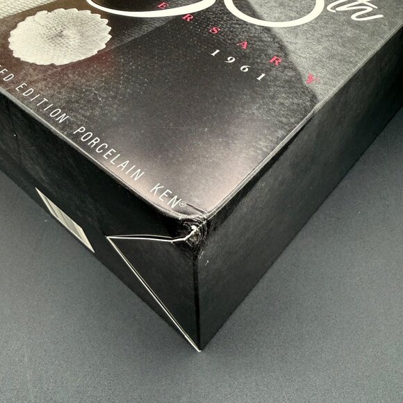 Ken 30th Anniversary Porcelain Doll Barbie Mattel 1961 Repro 1110 Limited Ed - Picture 14 of 14